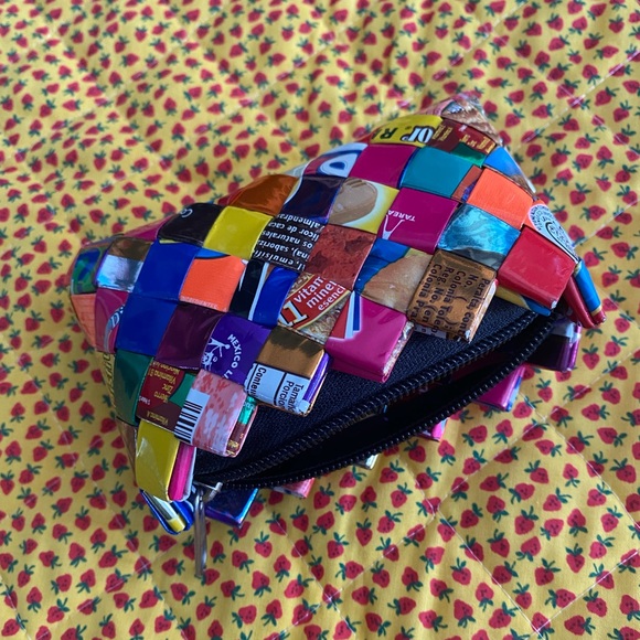 Handmade Candy Wrapper Wallet - Picture 2 of 2